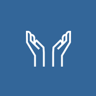 hands in praise icon